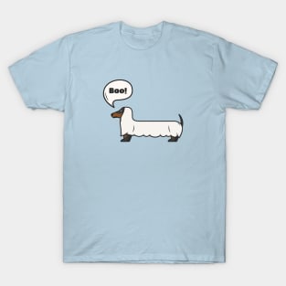 Ghost dachshund - Boo! T-Shirt